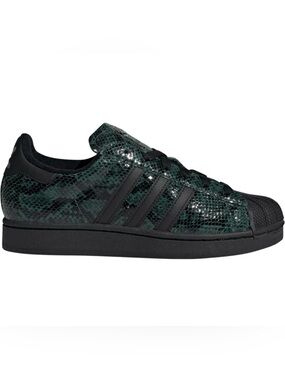 Adidas Originals Superstar II Women's Shoes Size 7M Green Snakeskin Sneaker
